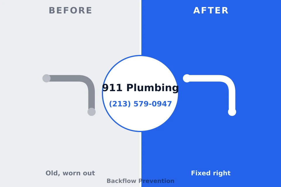 Before and after: plumbing repair East Dublin, GA